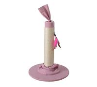 Generic Cat Scratching Post - Sisal Rope Scratching Post for House Cats | 53 cm Interactive Cat Scratching Post with Hanging Feather Toy, Cat Scratcher for Cats