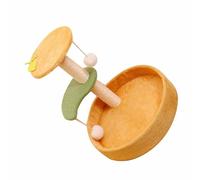 Generic Cat Tower, Climbing Tree for Cozy Cats Multifunctional Abrasion Resistant to the Interactive Orange Space for the Bedroom for the Internal