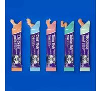 Generic Cat Wet Food Bag High Protein Low Salt Meat Soup Strips for Cats Kittens, Natural Ingredients, Easy to Digest, for Growth (Salmon, Fish Roe)