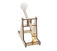 Generic Catapult Engineering Kit Brain Model for Building Kits for Robot Arm Building Kit Robotic Arm Elevator Young Modeler Stem Kits Trebuchet Khaki Wood