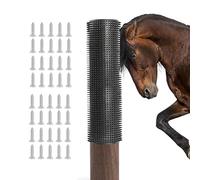 Generic Cattle Brushes for Scraping Post - Cow Scratch Post | Post Cattle with a Back Cushion - Goat Cheese Grooming Brushes with a Matte Mate with Soft Touch