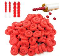 Generic Caulk Cap, 20pcs, Latex and Silicone, Water Resistant, Universal Fit, Caulk Saver Cap for Sealing and Preserving Open Caulking Tube