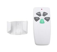 Generic Ceiling Fan Remote Control Replacement Convenient Easy to Use Wall Mount Holder for Allen+Roth Fans Color: White