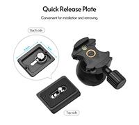Generic Cell Phone Tripod, Phone Tripod Stand with 1/4 Inch Screw Hole and 1.2kg Load Bearing 4.7inch and 6.2inch Height Adjustable Camera for Camera Video Recording