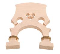 Generic Cello Bass Guitar Accessories European (adjustable 3/4 European Adjustable Tall European Bridge (adjustable Bridge 3/4 Bridge (adjustable Violin Bridge Wood Beige