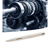 Generic Center Punch, Center Punch Set Metal Hole High Hardness 45# Steel Spring Impact Force Marker Tools 2Pcs Positioning Tapered for Wood, Plastic, Glassls