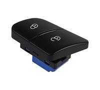 Generic Central Lock Switch Durable High Response Door Lock Button for 2006-2011 B6 3C Left Hand Drive Car Accessories Plastic Black & Blue 1unit