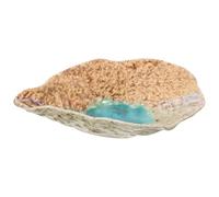 Generic Ceramic Butterfly Feeder Water Dish with Large Capacity, Decorative Tray for Butterflies, for Outdoor Gardening Use