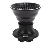 Generic Ceramic Heat Proof Pour Over Coffee Dripper Immersion Cone Maker for Home Office Travel, Easy to Ceramic Coffee Filter Holder for Various Brewing Styles (Black)