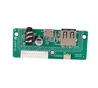 Generic CHARGE3 GG Speaker USB Charging Port Board Sturdy Structure Soft Start USB 2.0 Audio Jack Connector Module for Speaker Replacement 4 Ports 3 Current for Stable Charging Performance