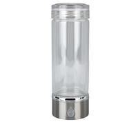 Generic Charging Hydrogen Rich Health Water Cup Premium Rechargeable Bottle for Gym Office On-The-Go, 420ml Capacity (Silver)