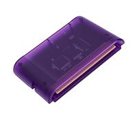 Generic Cheat Codes Support 4000 In 1 Game Cartridge for Mega Drive Retro Game Console with 8GB Memory Card for Enthusiasts (Transparent Purple)