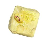 Generic Cheese Squishy Sensory Toy Slow-Rebound Shapeable Squeeze Ball Lovely Unbreakable Cute Cheese Toys Sensory Play for Kids and Adults Anxiety Relief for Office and School A02