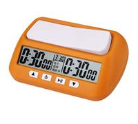 Generic Chess Timer Count Down Timer with Alarm for Game Over for International Chess and Chinese, Step Counting Function, Suitable for Enthusiasts, ABS Material (Yellow)