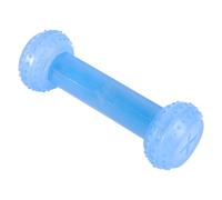 Generic Chew for Summer Cooling, Puppy Teething Bite Food Dispensing Feature, Sturdy Ice Dumbbell Design for Pet Enrichment and Chew Stimulation