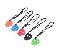 Generic Chew Necklaces Made of Food-Grade Silicone Against Anxiety, Pack of 5, Versatile Chewing Necklace for Oral Motor Skills for Sensory Needs, Resistant to High/Low Temperatures