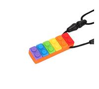 Generic Chewing Pendant Necklace High Temperature Resistant Silicone Teether for Autism Green (#4)