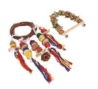 Generic Chewing Toys to Chew Parrots, Colorful Cotton That Chews and Climbed with Toys Hanging for Climbing