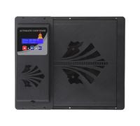 Generic Chicken Solar Hen, Programmable Plastic Chicken Door Opener Horizontally Open for the Home (Black)