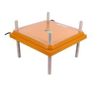 Generic Chickens Breeding Heater, Removable Upper Plate Chicken Heating Plaque Adjustable Yellow Height Easy to Assemble for the Farm (#1)