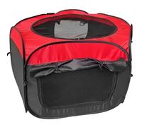 Generic Chicks for Box Brooder Indoor, Chicken Brooder Kit Portable, 3.7 Ft X 3.7 Ft X 1.7 Ft, Ventilation with Fabric Oxford, Design Black-Red