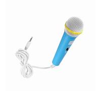 Generic Child Kids Microphone, Fun Music Video Storytelling Microphone for Children, Long-Lasting Toy Mic, for Kids (Blue)
