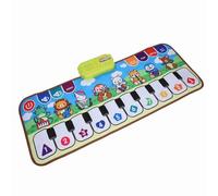 Generic Child Play Mat Music Carpet with Sound Understanding, & Aesthetic Vision Development, 80 X 30cm Piano Mat Electronic Toy, Suitable for Ages 3+