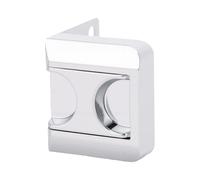 Generic Childproof Gate Door Latch with Quick Installation and Superior Security for Families Zinc Alloy 2 Pack (Silver White)