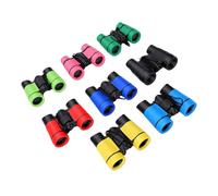 Generic Children Binoculars Set of 8 with Vibrant Colors Ideal for Bird Watching Camping and Classroom Activities Lightweight and Portable 4x Magnification