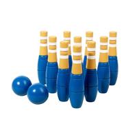 Generic Children Bowling Game Wooden Bowling Set Kids Bowling Toy Bowling Pins screen activity fostering social interaction suitable for home education preschool learning indoor playroom, Medium