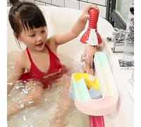 Generic Children Electric Shower Elephant Shape Water Spray Bathroom Toy for Happy Bathing, Adjustable Angle Kids Summer Fun (Red)