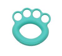 Generic Children Finger Ergonomic Five Finger Hand Exerciser Finger Stretcher Grip Strengthener Silicone Loop Soft Touch Portable Device suitable for physical, Light Green 20LB