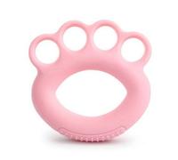 Generic Children Finger Ergonomic Five Finger Hand Exerciser Finger Stretcher Grip Strengthener Silicone Loop Soft Touch Portable Device suitable for physical, Pink 10LB