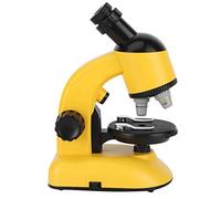 Generic Children Microscope Scientific Exploration Kit for Kids and Beginners Plastic 6.02x3.62x9.13in (Yellow)