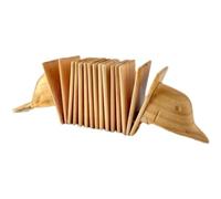 Generic Children Percussion Device Wooden Guiro Instrument Fish Shaker With Playful Dolphin Shape for Engaging Beats Tempo Practice Therapy Plans Length28cm