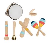 Generic Children Percussion Device Xylophone Drum Toy Instrument Kit Rhythm Playset Beech For Early Learning Sensory Play Suitable for family preschool activities daycare