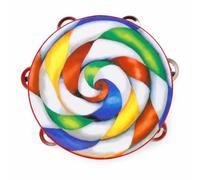 Generic Children Percussion Drum Tambourine Hand Drum Rhythm Instrument With Colorful Pattern Head And Play suitable for classroom activities music lessons rhythm rehearsal