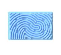 Generic Children Sensory Board Silicone Fidget Board Sensory Press Board Activity Board Quiet Toy Soft Silicone For Relaxation And Focus Suitable for homework travel classroom downtime , Light Blue