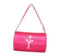 Generic Children's Ballet Dance Bag Versatile Ballerina Bag Adjustable Shoulder Strap Large Capacity Lightweight Suitable for Young Dancers Shows Travel, Rose red