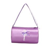 Generic Children's Ballet Dance Bag Versatile Ballerina Bag Adjustable Shoulder Strap Large Capacity Lightweight Suitable for Young Dancers Shows Travel, Purple