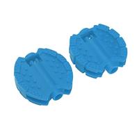 Generic Children's Bicycle Pedal Easy Install Plastic Bike Foot Pedal Accessories 2 Pcs for Kids Tricycles (Blue)