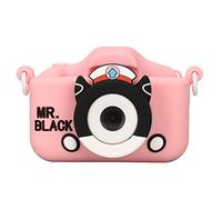 Generic Children's Chamber, 28 Funny Photo Frames Dual Chamber Front and Rear Cameras the Imagination of Children 2 Inches HD Screen for Listening to Music (Without 32G Memory Card with Card Reader)
