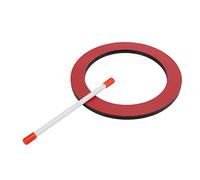 Generic Children's Cute Hand Drum Compressed Board Resin Skin Red Enlightenment Percussion Instrument for Kids (round drum)