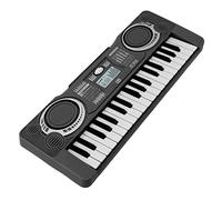 Generic Children's Piano Toy, 4 Supports 37 -keys, Develop a Confident children's Keyboard Piano, Early Educational to Play At Home (Black)