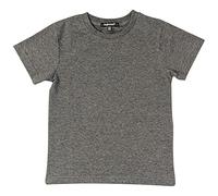 Generic Children's Plain T-Shirt - Unisex - 2-12 Years - Charcoal Marl or Navy (UK, Age, 2 Years, 3 Years, Regular, Charcoal Grey)