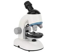 Generic Children's Scientific Microscope 40X-1200X with 360 Rotation Head Educational Toy for Beginners, Cultivating Curiosity and Interest in Science, Great for Kids Intelligence Growth (White)