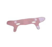 Generic Chin Belt for Women V-shape Chin Tightening Mask Breathable Face Firming Strap Pink 1-piece Suitable for Facial Skin Tightening and Contouring