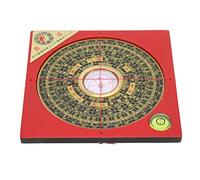 Generic Chinese Feng Shui Luo Pan Metal Plastic Compass for Geomantic Omen Survey and Exorcise Evil Spirits with Clear Scale Precision Gift for Family
