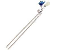 Generic Chinese Style Jade Magnolia Flower Hair Stick Chignon Pin Lightweight Floral Hair Fork for Women Traditional Antique for Brides and Everyday Use