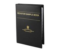 Generic Chip Resistor Assortment Kit Lightweight Storage Solution for Engineering Students PVC Material 1206 Resistor Sample Book 50 Each Value